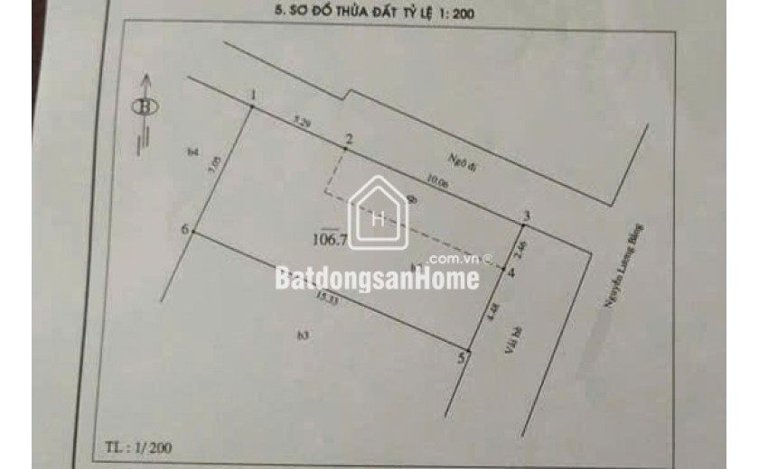 106M2 ĐẤT - MT GẦN 7M - LÔ GÓC - Ô TÔ  - HOÀNG CẦU - QUẬN ỦY ĐỐNG ĐA - 38 TỶ (TL)